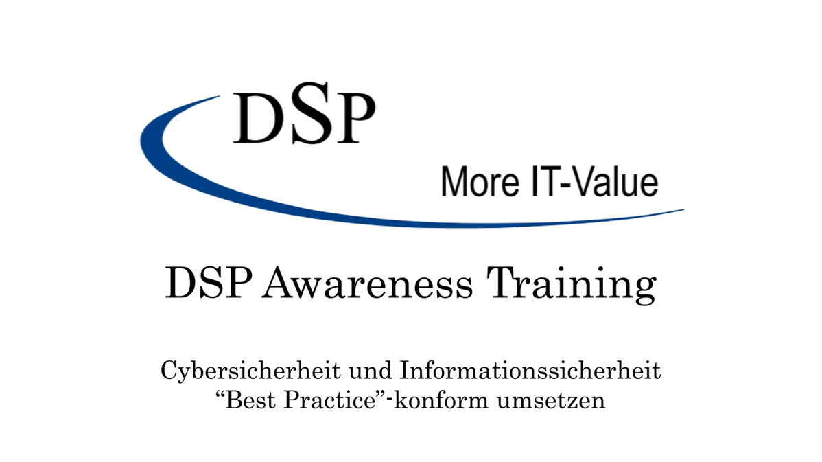 Internes DSP Awareness Training 2024
